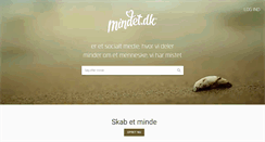 Desktop Screenshot of mindet.dk